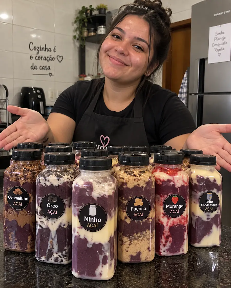 +150 Receitas de Açaí na Garrafa
